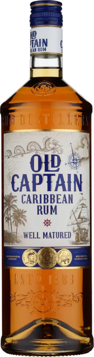 Old Captain Caribbean Rum Brown 100cl