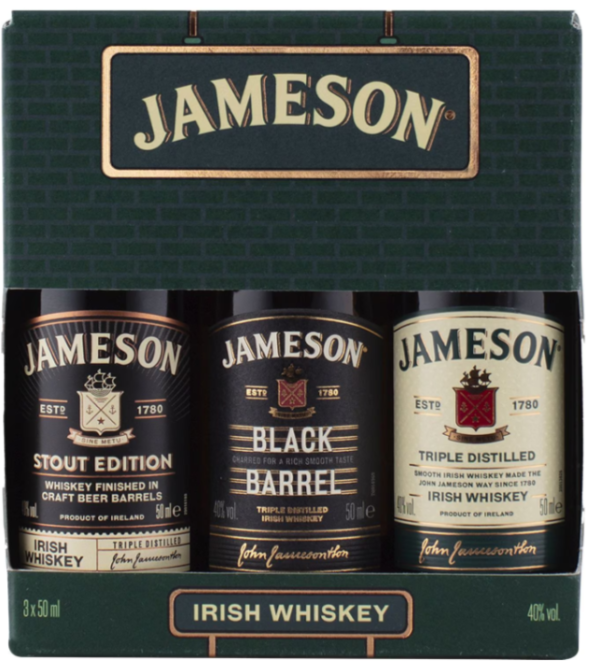 Jameson Irish Whiskey Tripack 3x5cl